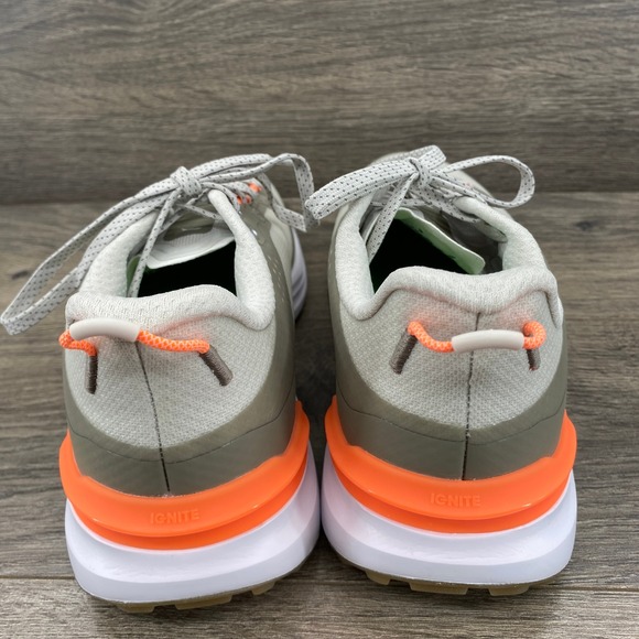 Puma Golf Ignite Elevate Mens Shoes Olive White Orange Spikeless 310221-03 US 8 main image 6
